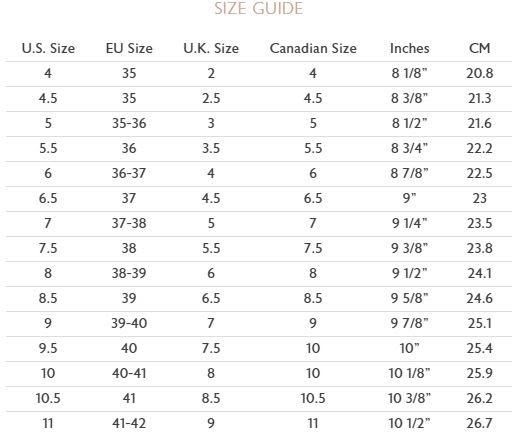 Conversion Chart Europe Shoe Size To Us - bmp-get