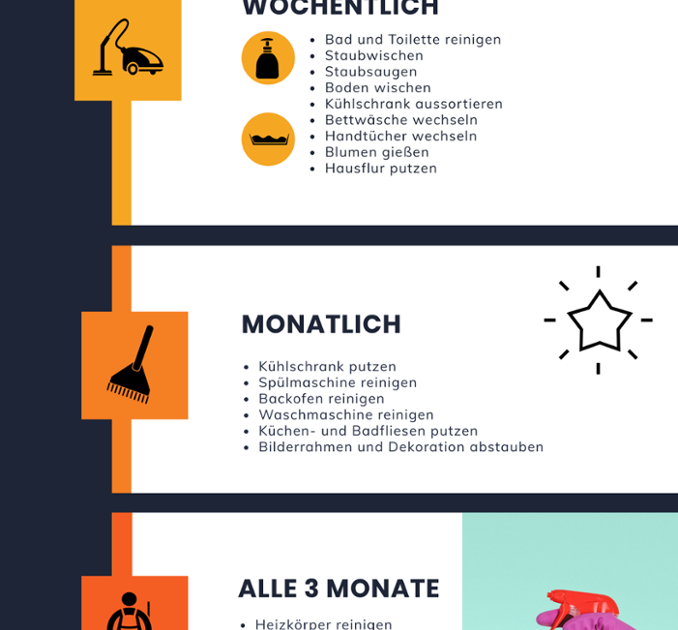 Putzplan Hausflur Vorlage Language:de - Putzplan 2019 für Excel und als