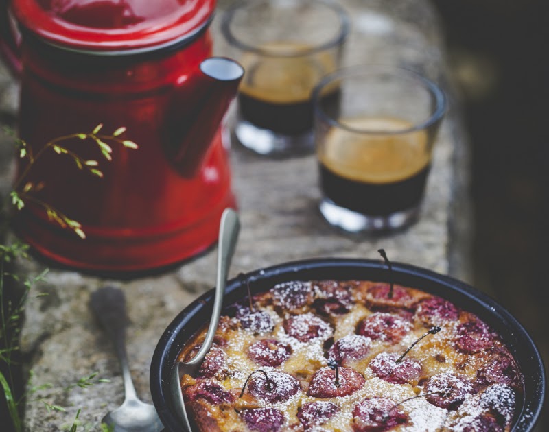 Cherry Coconut Clafoutis