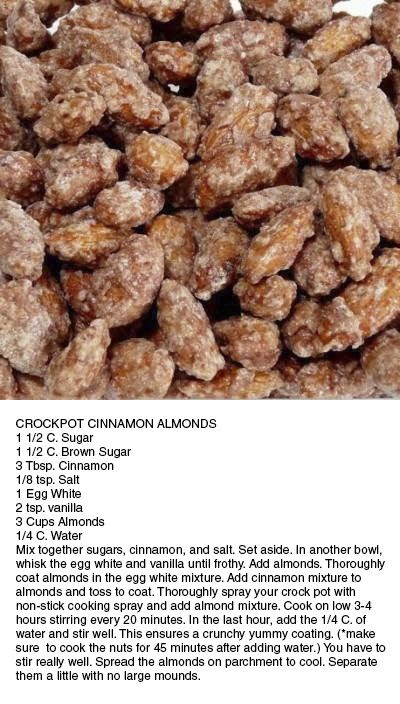 Cinnamon Almonds