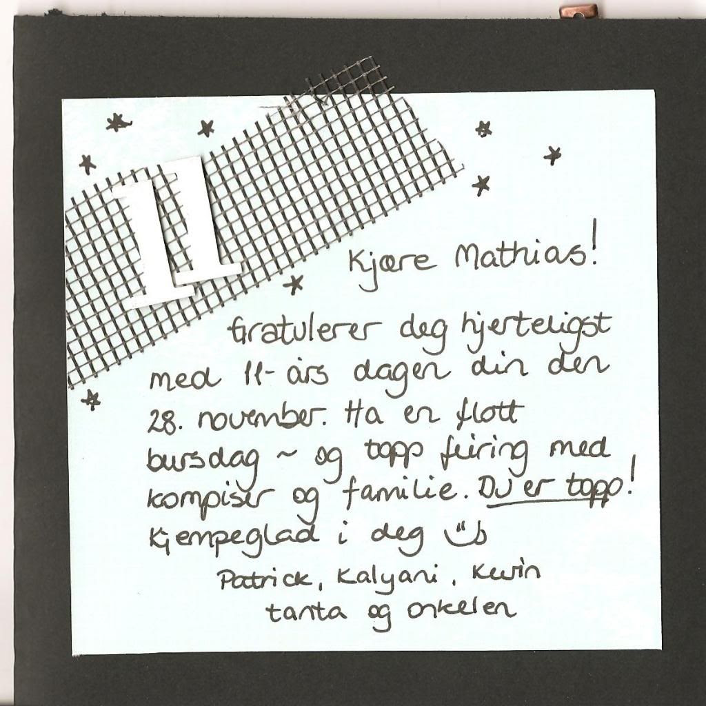 En liten hilsen inni...