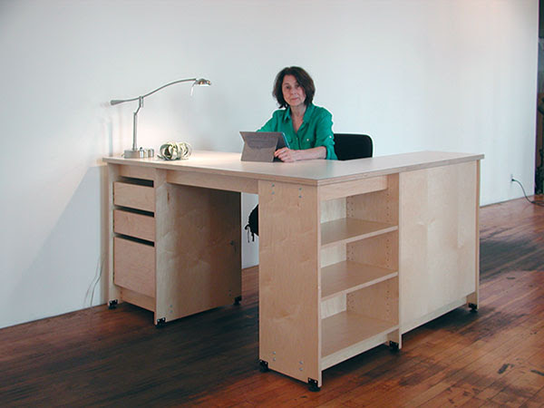 Artist Desk With Storage