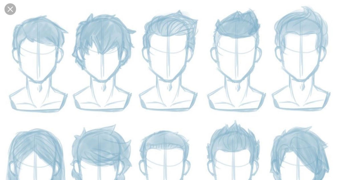 Orasnap: Character Male Hair Drawing Reference