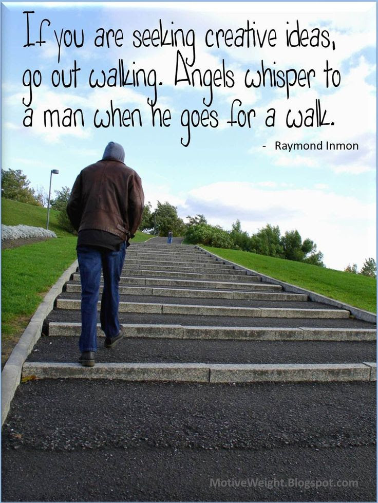 Walking first thing in the morning is a great way to clear your mind and envision your perfect day!
