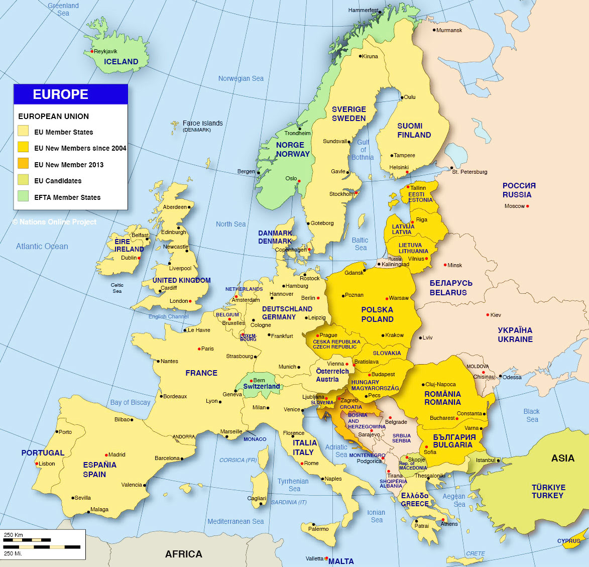 elgritosagrado11: 25 Images Map Of European Union Countries 2016