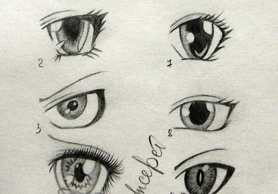 40+ Best Collections Pencil Anime Boy Eyes Drawing | Tasya Baby