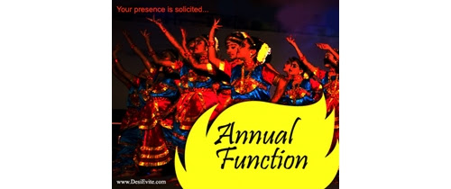 25 New Annual Function Invitation Card | Latter