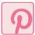 PeachPinkedgeSquareIconPinterest
