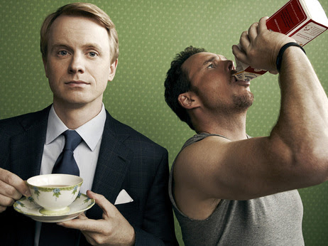 David Hornsby and Kevin Dillon star in CBS's How To Be A Gentleman. David Hornsby and Kevin Dillon star in CBS's How To Be A Gentleman.