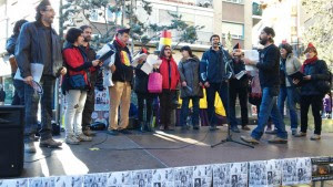 Una actuación del Coro Libertario de Torrero. Foto: @igoiz17