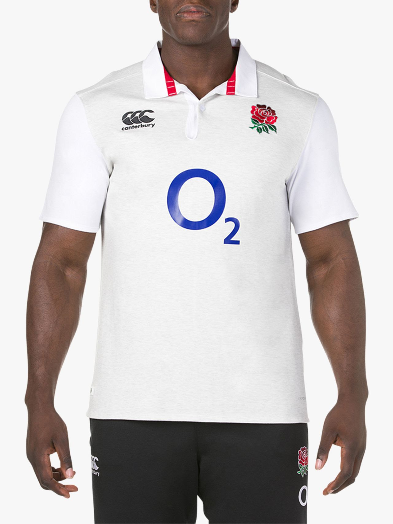 New Size 8y Canterbury Vapodri Graphic SS Top England Rugby Boy's Shirt 