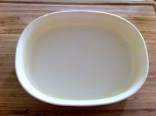 Buttered Baking Dish