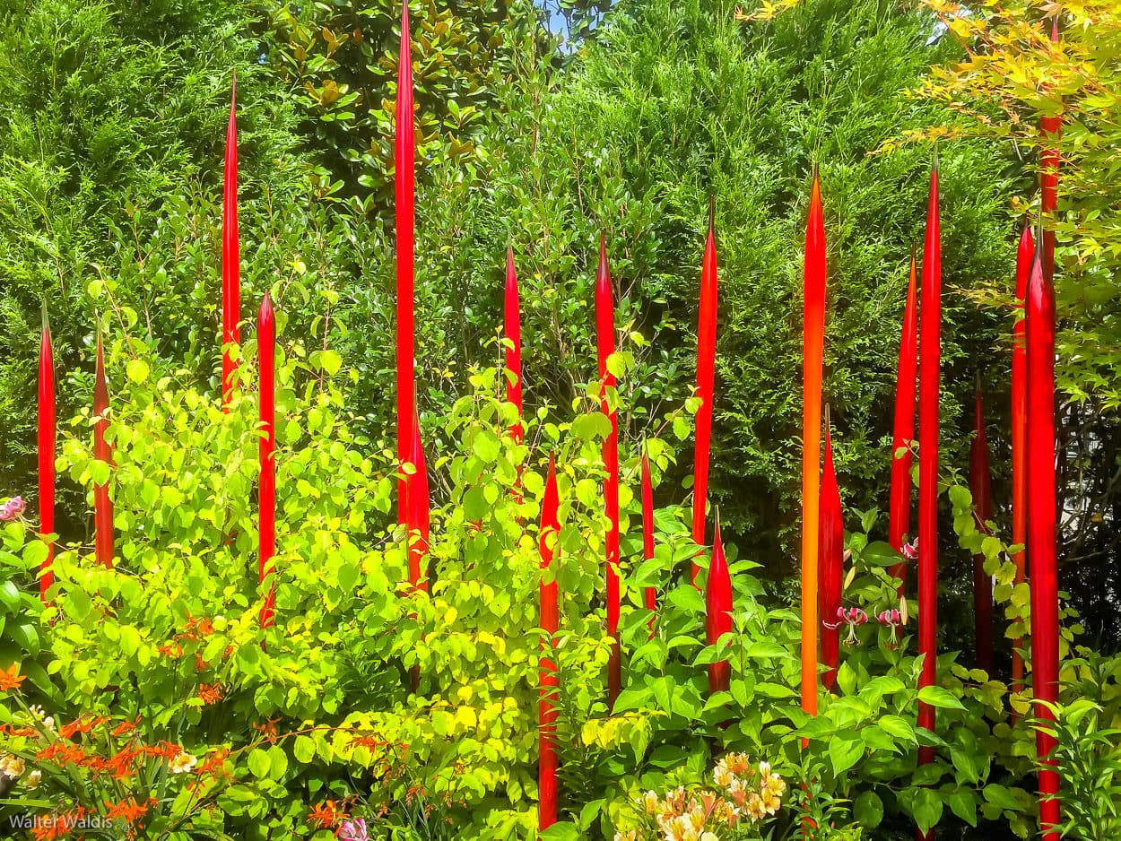 Glaskunst Im Garten Gartengestaltung Idee