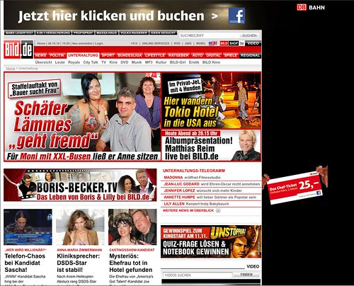 Werbung für das Chefticket