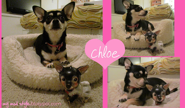 Chloe w-Her Ornament