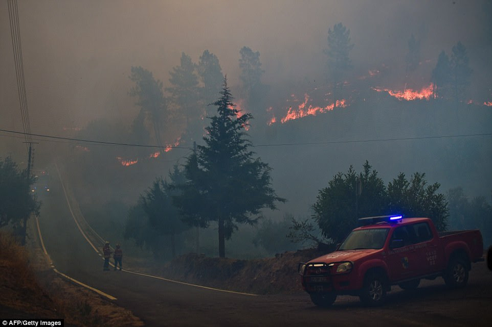 The ‘apocalyptic’ wildfires, sparked by a series of heatwaves across the region, come as many Britons prepare to set off on their summer holidays this week