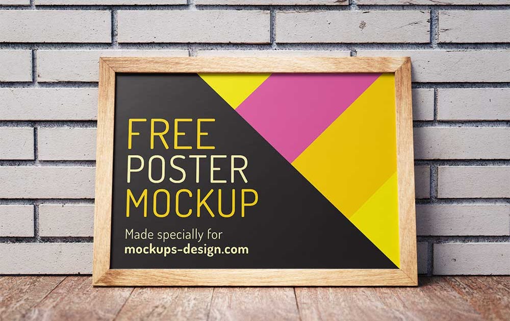 Download 66+ Horizontal Poster Mockup - freemockup