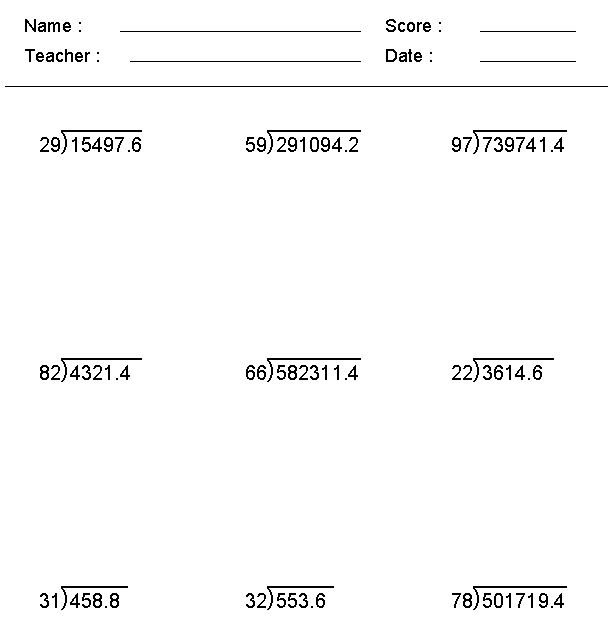 Free Decimal For Grade 3 / Grade 3 math worksheet: adding 1-digit