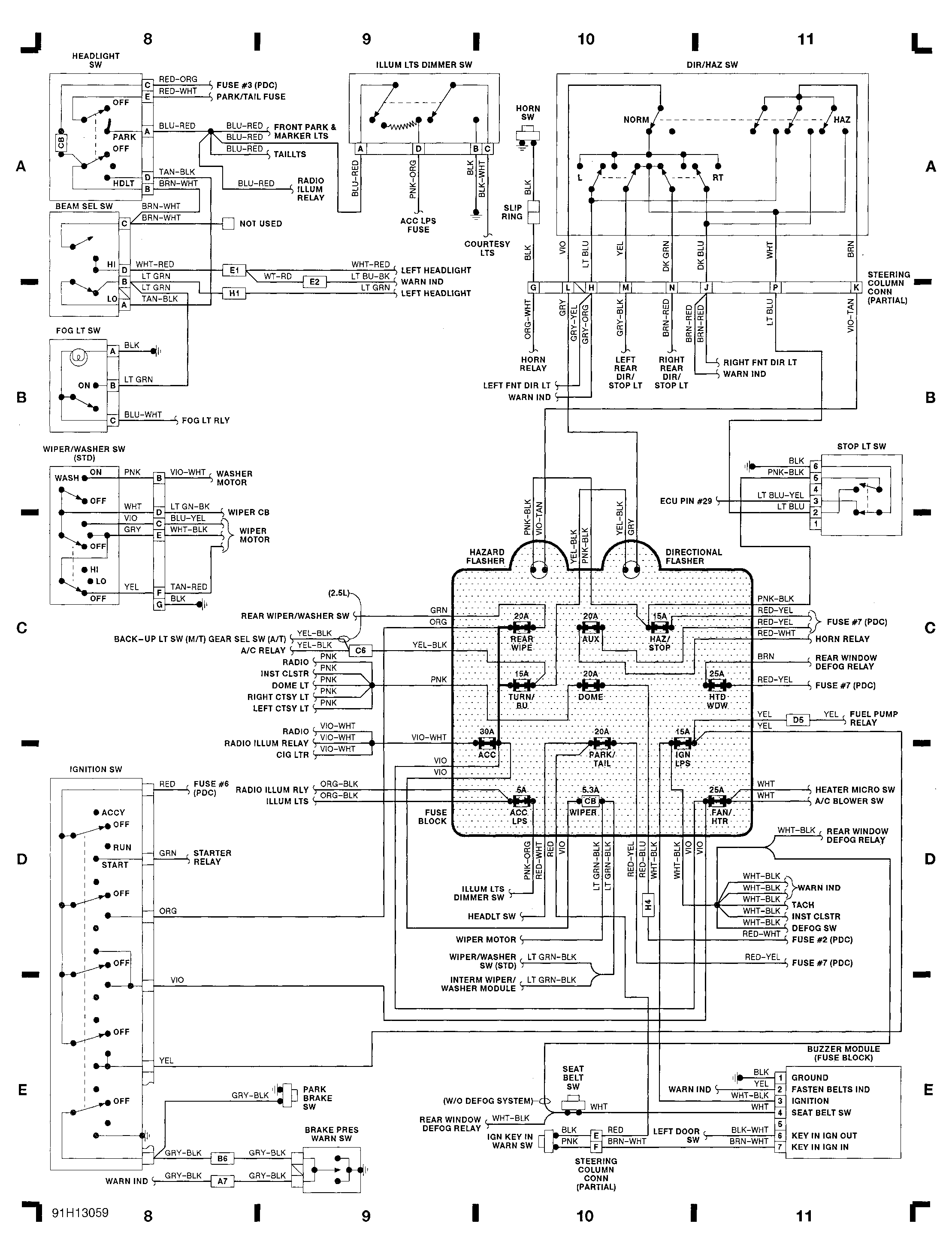 1990 Jeep Yj Wiring Diagram