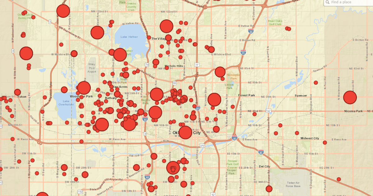 Og&E Power Outage Map Oklahoma - World Map Shower Curtain
