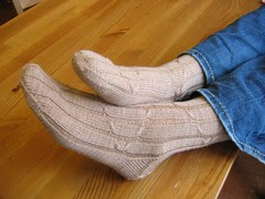 Freshman Cabled Socks