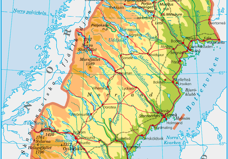 Sverige Atlas Karta | Göteborg Karta