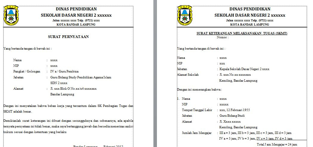 Contoh Surat Pengunduran Diri Dari Jabatan Struktural Pns 