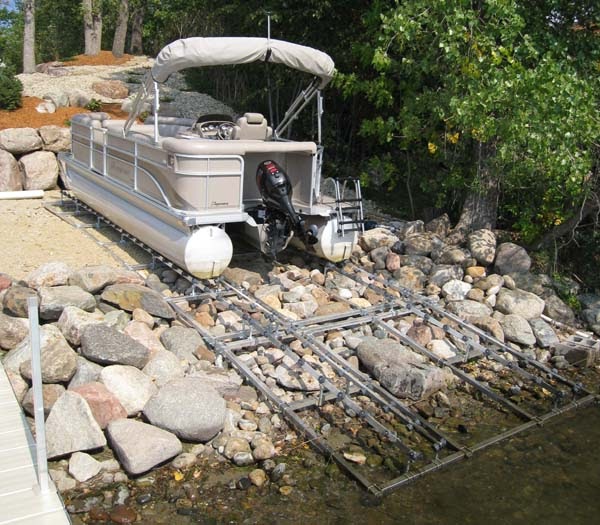 Homemade Pontoon Boat Ramp