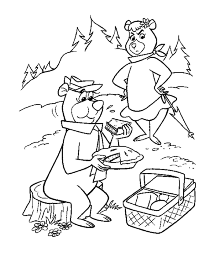 Yogi Bear Picnic Basket Gif - Get Images Two