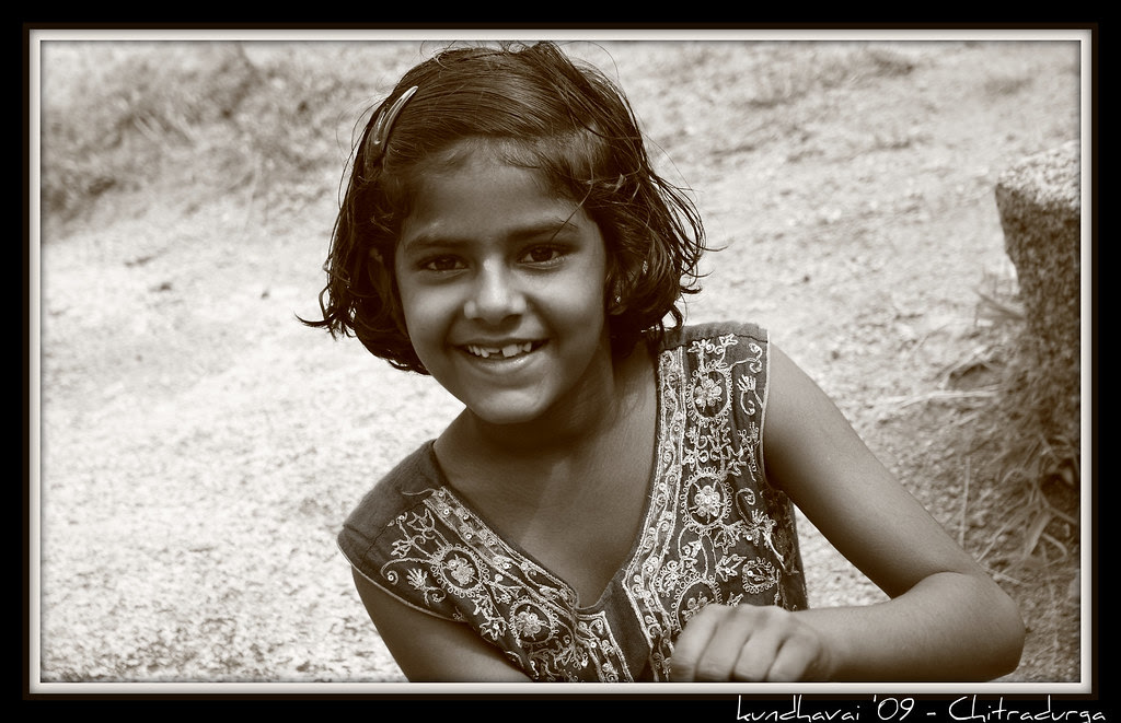 Girl with a cute smile