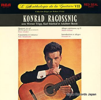 RAGOSSNIG, KONRAD l'anthologie de la guitare vii