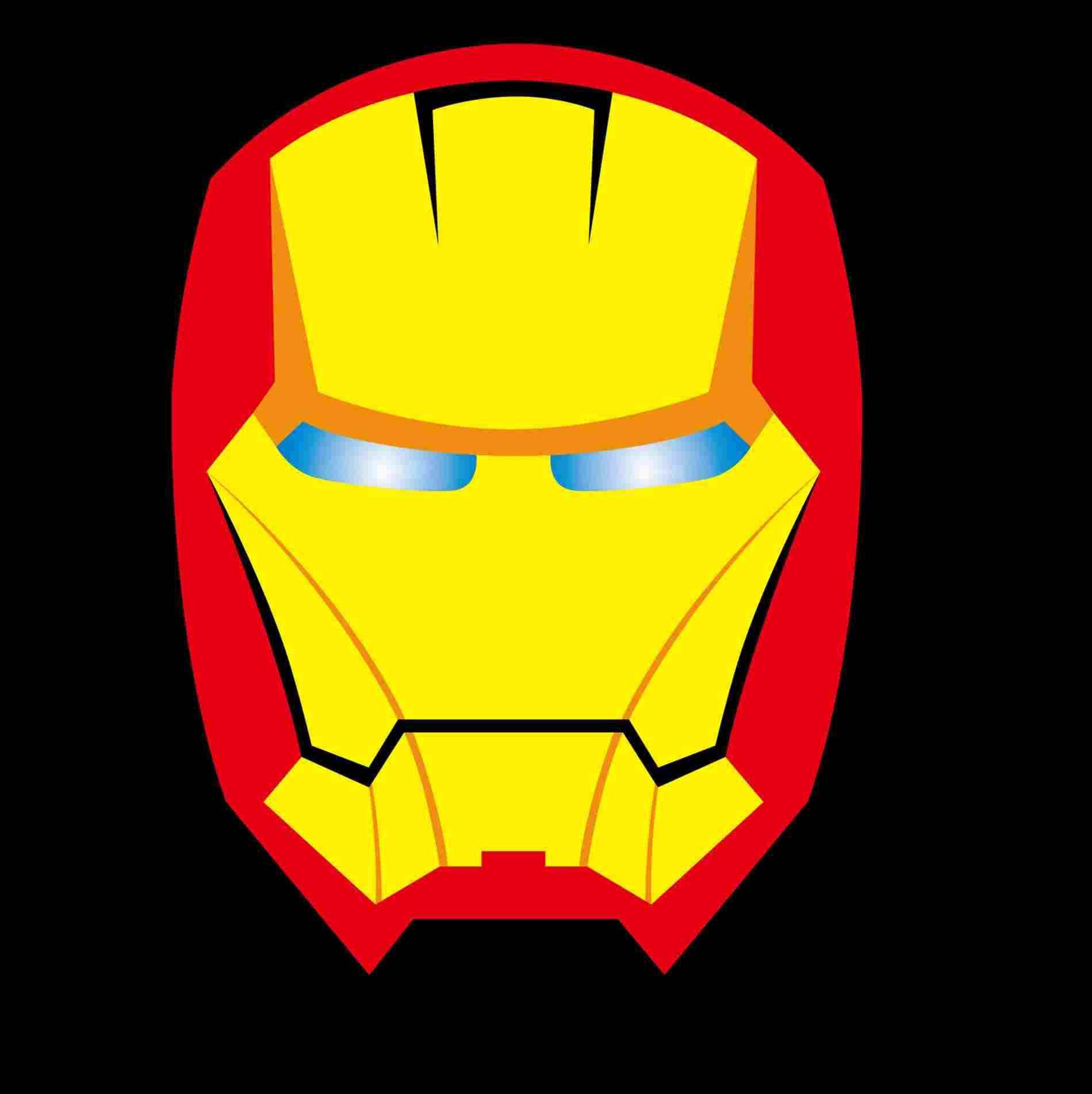 Iron Man Avengers Face Drawing