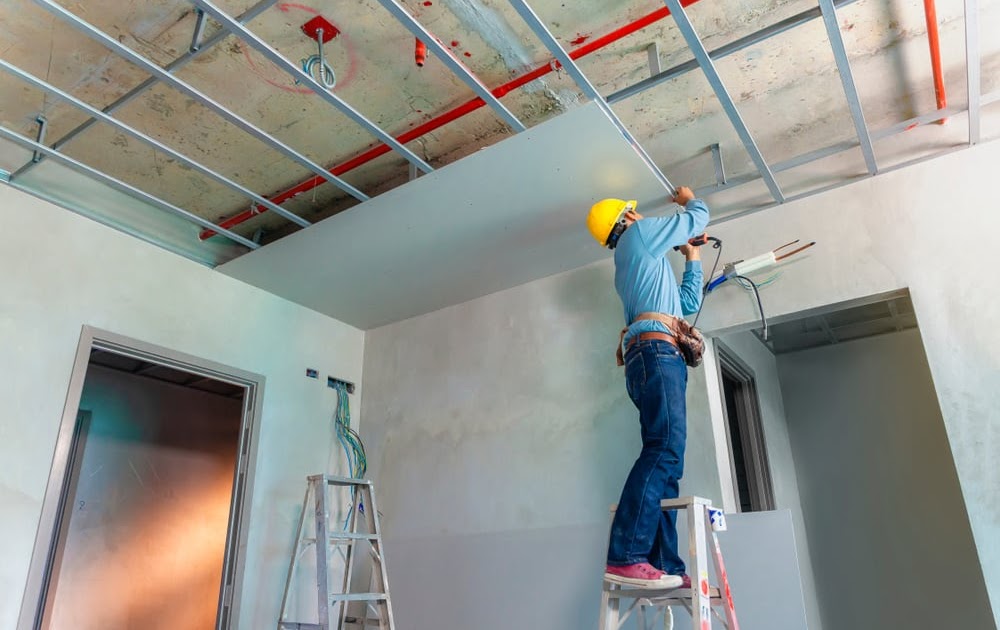 Installing Drop Ceilings : Installing A Drop Ceiling In A Basement ...