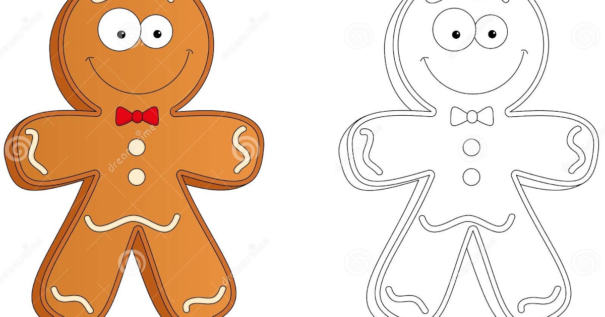 Omino Di Pan Di Zenzero Disegno Colorato Omino Pan Di Zenzero Da Colorare