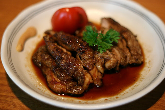 Tori Teriyaki - Pan-fried Sauteed Spring Chicken in Teriyaki Sauce