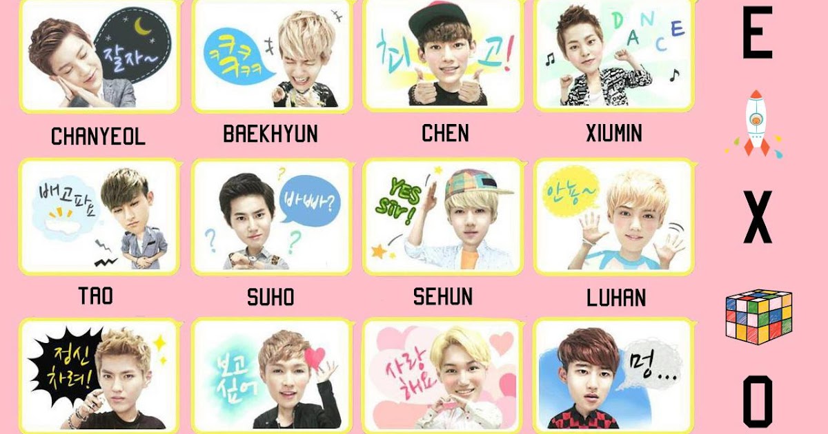 Gambar Kartun Exo Lucu Terbaru | Top Gambar