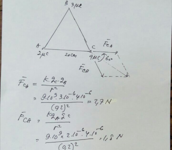 16+ Contoh Soal Gaya Coulomb Segitiga Siku-Siku