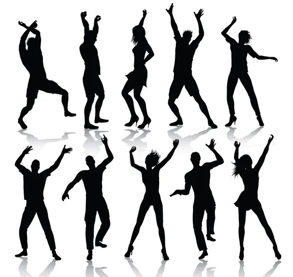 diadtocsucmoi: people dancing silhouette