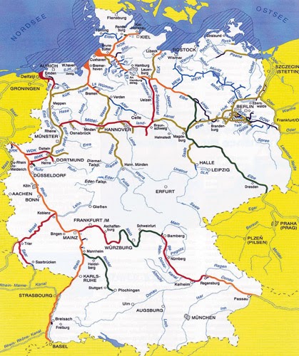 Bundeswasserstraßen Karte / Bundeswasserstraßen Karte : Die