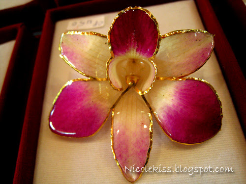 gold plated orchid
