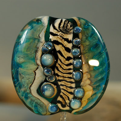Lampwork Glass Bead 4-21-09