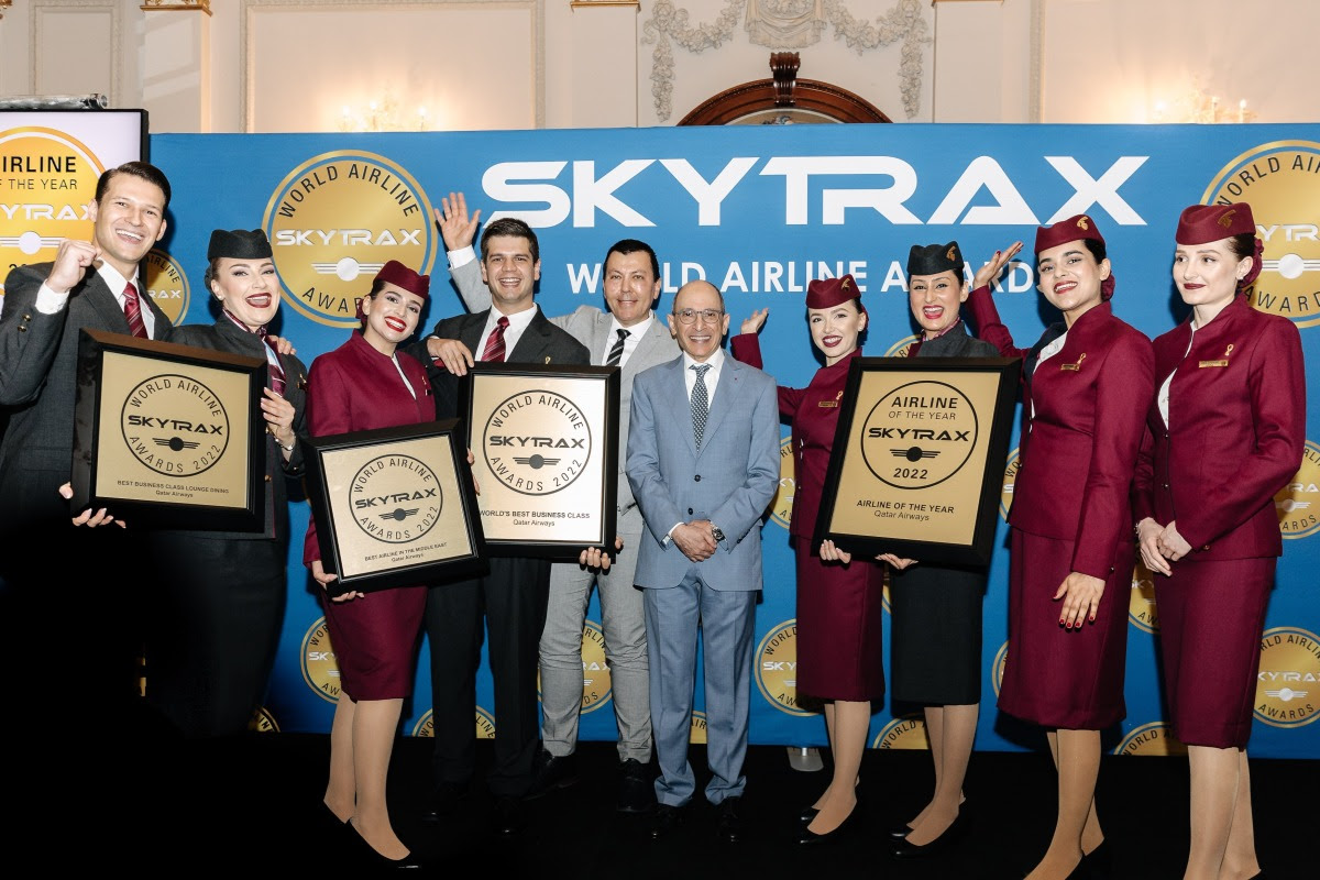 Qatar Airways wins Skytrax 'Airline of the Year' for record seventh time