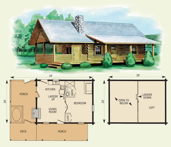 12 X 20 Cabin Floor Plans Images HomeDesignPictures