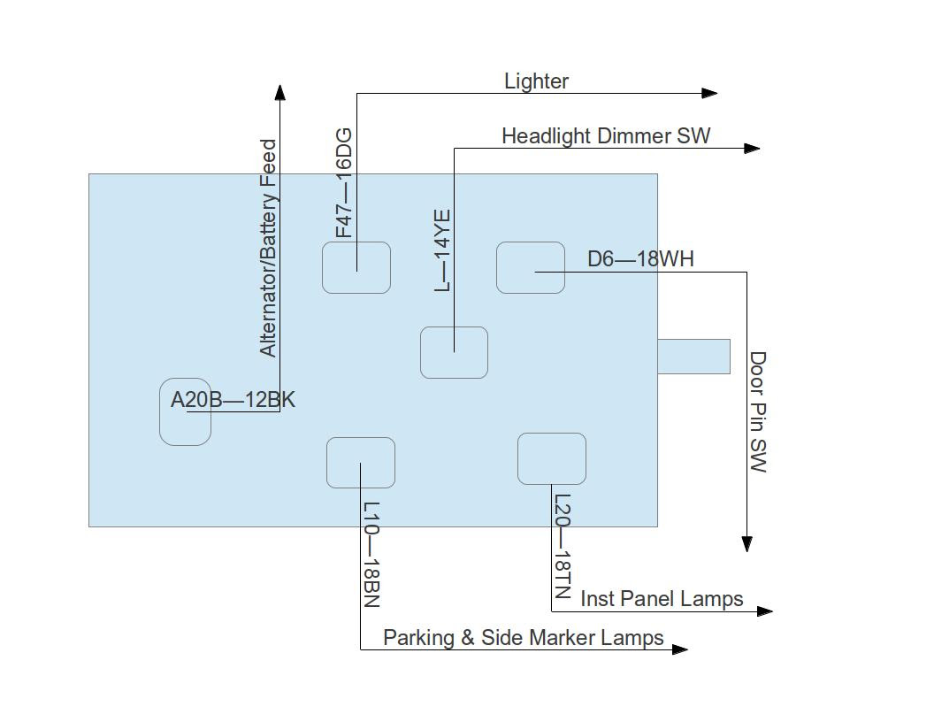Headlight Dimmer Switch Wiring Diagram