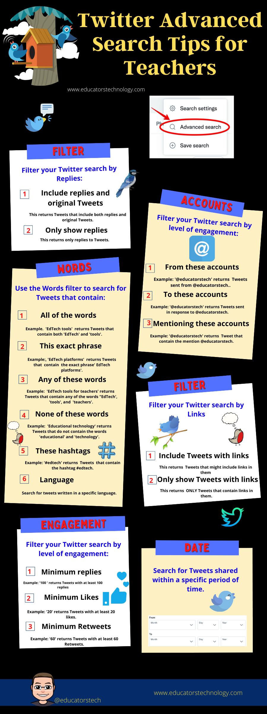 Advanced Twitter Search Tips for Teachers