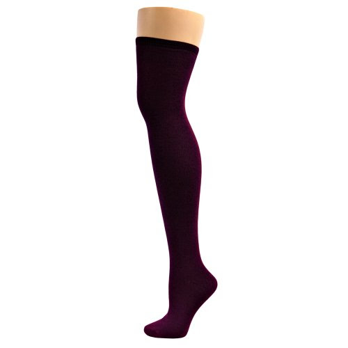 Knee Socks Online: Purple Thigh High Over The Knee Socks