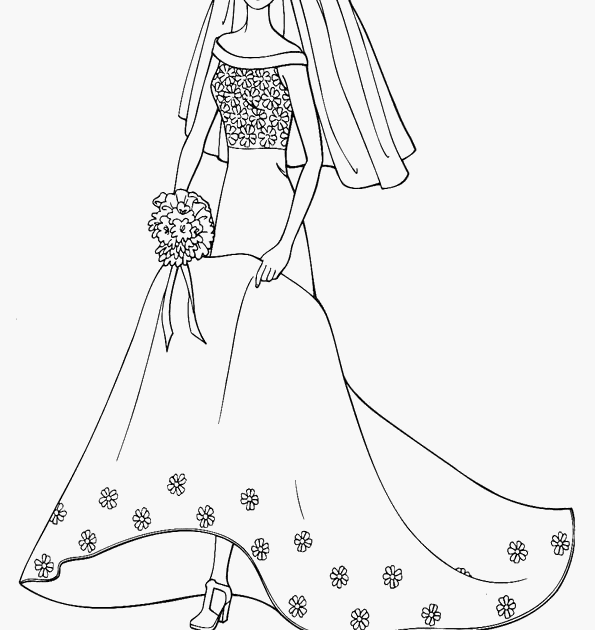 Free Printable Barbie Coloring Pages For Kids