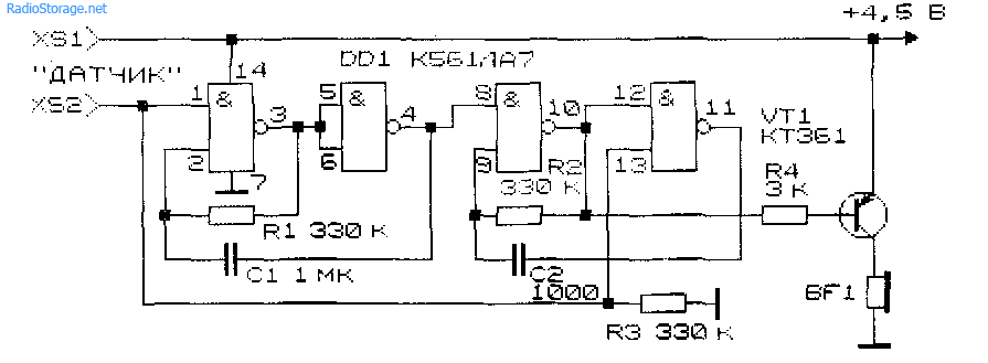 Имитатор кукушки схема