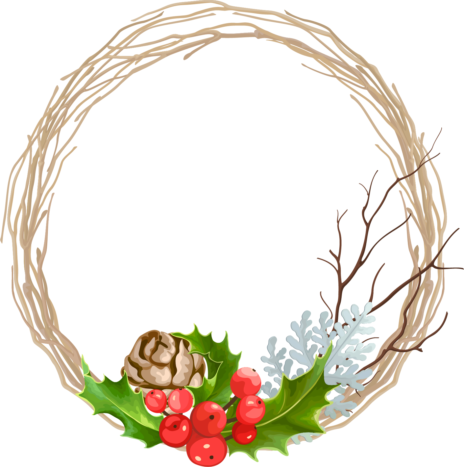 Free SVG Christmas Wreath Svg 3702+ File