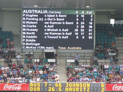 Aus doing badly